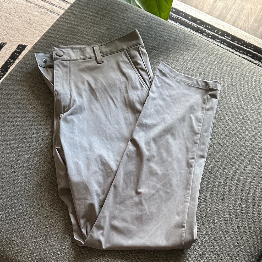RHONE Light Gray Chinos